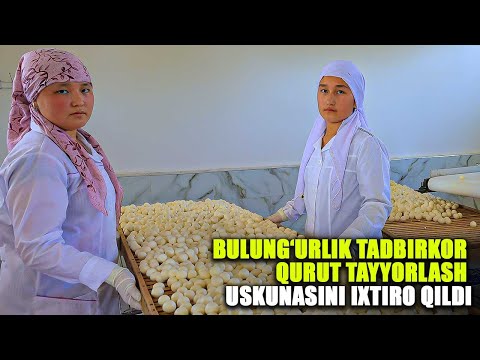 Видео: Булунғурлик тадбиркор қурут тайёрлаш ускунасини ихтиро қилди