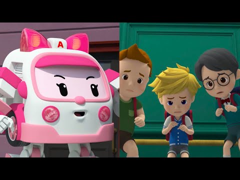 Видео: Мультик РОБОКАР ПОЛИ - Новые приключения друзей | Уроки Безопасности с Эмбер