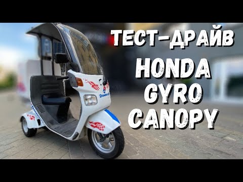 Видео: На трех колесах! Тест-драйв Honda Gyro Canopy