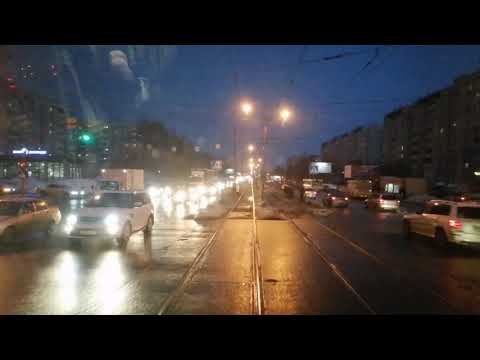 Видео: Барнаул. Покатушки на трамвае 7-го маршрута :-)