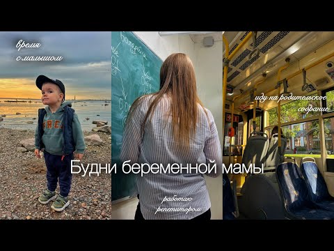 Видео: Влог | будни беременной мамы | работаю репетитором, делаем уборку, иду на родительское собрание