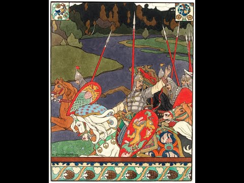 Видео: Вольга Буславлевич (былина) -- Vol'ga Boguslavlevich (Russian folk epic, bylina, bogatyr song)