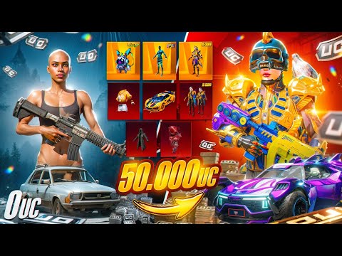 Видео: 50.000 UC 🔥Я ЗАБРАЛ ВСЕ! ЛУЧШАЯ ПРОКАЧКА АККАУНТА в PUBG Mobile 