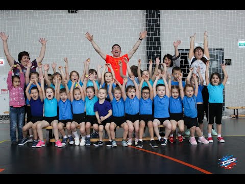 Видео: Весёлые старты, открытый урок для детей 4-5 лет