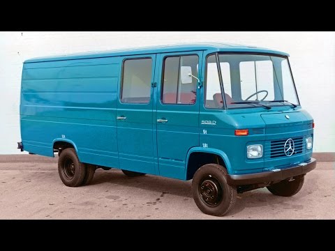 Видео: Mercedes-Benz T2 первого поколения 1967-1986 #mercedest2