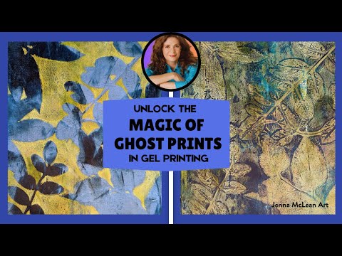 Видео: Откройте для себя магию призрачных отпечатков в гелевой печати