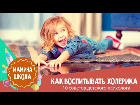 Видео: Как воспитывать ребенка холерика