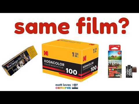 Видео: Я снимал на одну и ту же плёнку три раза? Kodacolor 100 против Lomography 100 против Pro Image 100