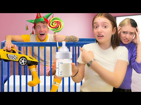 Видео: Макс Клуб Tube Стал РЕБЕНКОМ на 24 часа!!