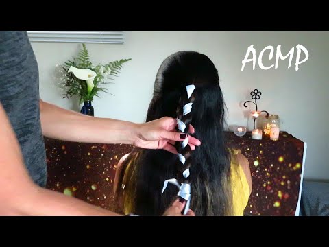 Видео: АСМР гипнотическое расчесывание волос | заплетание косичек | массаж - под успокаивающую беседу