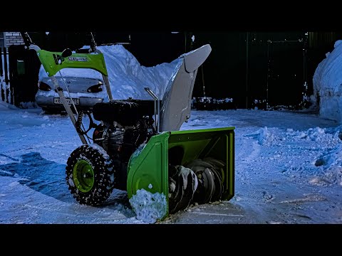 Видео: Снегоуборщик RED VERG. Стоит ли брать ???