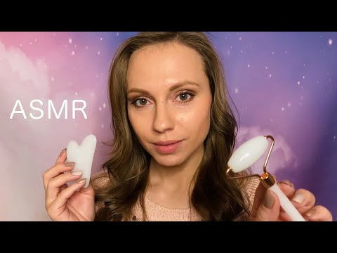 Видео: АСМР Массаж Лица Гуаша с Маслом • ASMR Gua Sha Oil Face Massage