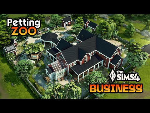 Видео: Функциональный контактный зоопарк, ферма и многое другое! | The Sims 4 Бизнес и хобби | Скоростно...