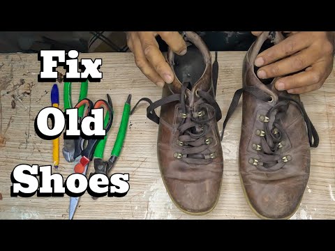 Видео: Возрождение изношенной кожаной обуви | Руководство по ремонту обуви