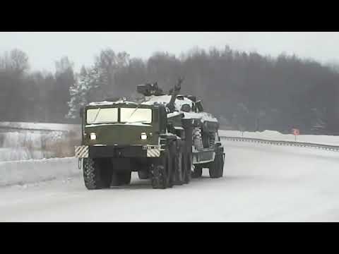Видео: Седельный тягач МаЗ-537Г за работой | Soviet heavy truck MaZ-537G 8x8 in action |