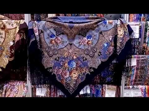 Видео: Платки шерсть размер 148 на 148 бахрома ручного плетения цена 3920