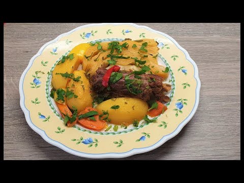 Видео: Овощи слоями!Зимний сытный обед!