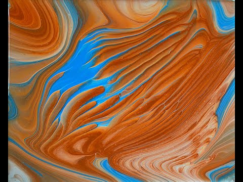 Видео: ДЮНА/ Рисуем жидким акрилом/ Fluid Art.