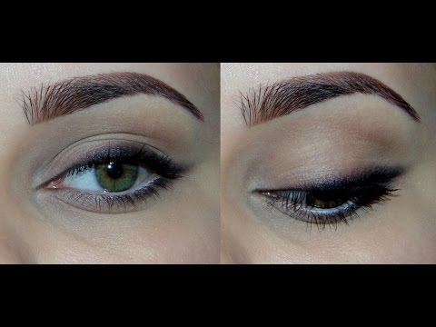 Видео: Быстрый ежедневный макияж с мягкими стрелками с палеткой Naked Basics 1