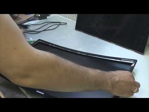 Видео: Гнутый монитор, что внутри, можно ли сделать из негнутого ...