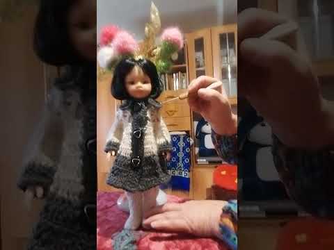 Видео: ПАЛЬТО  КРЮЧКОМ ДЛЯ PAOLA-REINA/ ЭКСПРЕСС  М.К/.