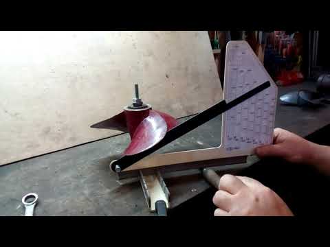 Видео: Болотоходные винты. Повторный тест угломера. Часть 2.