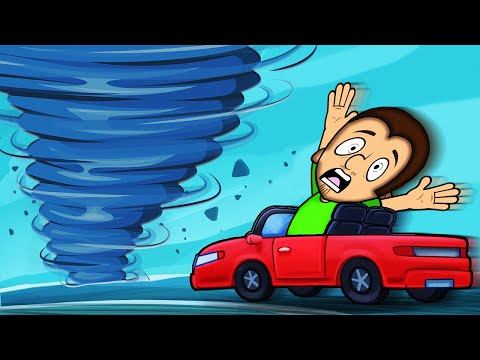 Видео: Как выжить внутри торнадо. Лайфхаки по выживанию