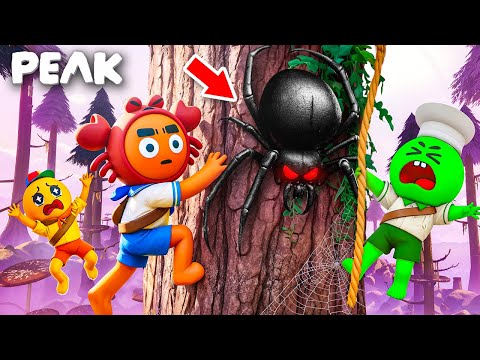 Видео: НОВЫЙ УРОВЕНЬ ЛЕС в PEAK! ПАУКИ и ЗОМБИ ЭТО ЖЕСТЬ! СМЕХ ДО СЛЕЗ...
