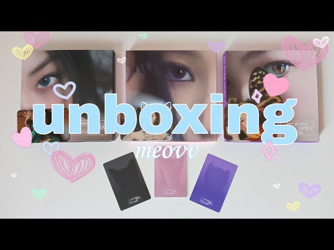 Видео: ⋆𐙚₊˚⊹ Распаковка альбомов meovv — my eyes open vvide (meovv ver.)