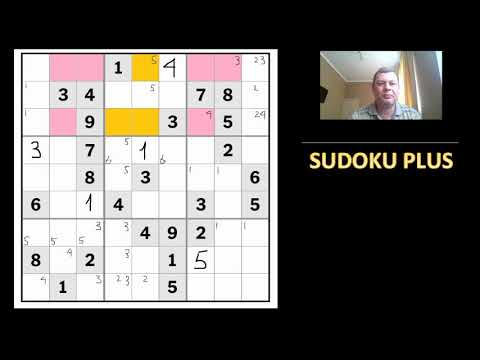 Видео: Классическое судоку уровня hard. В поисках пар и триплетов.