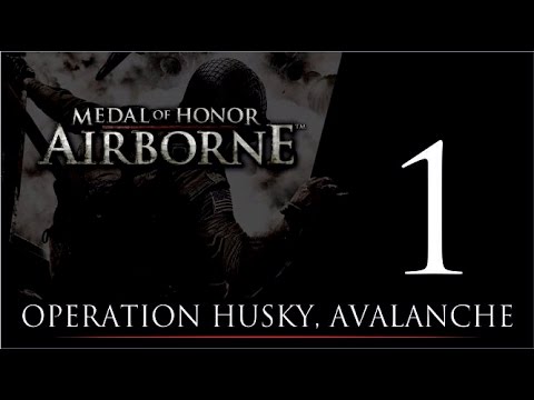 Видео: Medal of Honor: Airborne (Прохождение часть 1) Operation Husky,  Operation Avalanche