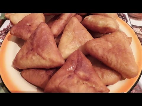 Видео: сочные закрытые беляши-треугольнички😋😋😋