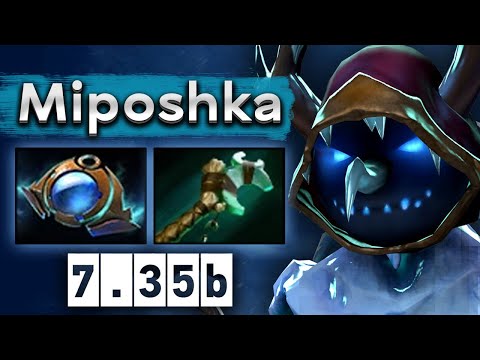 Видео: Ммипошка на Аппарате! - Miposhka Ancient Apparition 7.35 DOTA 2