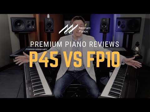 Видео: 🎹Обзор, сравнение и демонстрация цифровых пианино Yamaha P45 и Roland FP10🎹