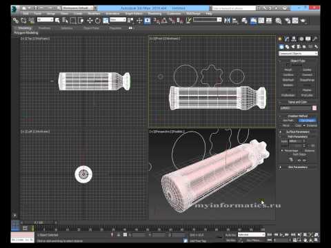 Видео: Создание отвертки средствами 3ds max