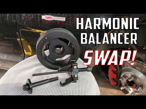 Видео: Замена гармонического демпфера C5 Corvette Z06 (с осложнениями!)