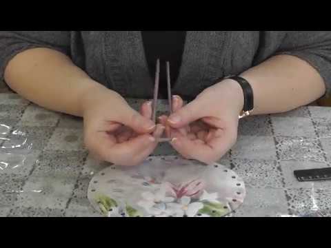 Видео: Картонное донышко для плетеной корзины. Вариант 1