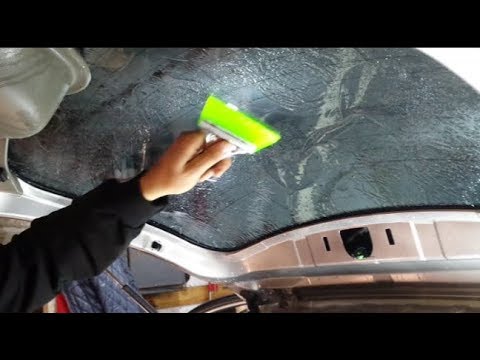 Видео: Тонировка заднего стекла  March