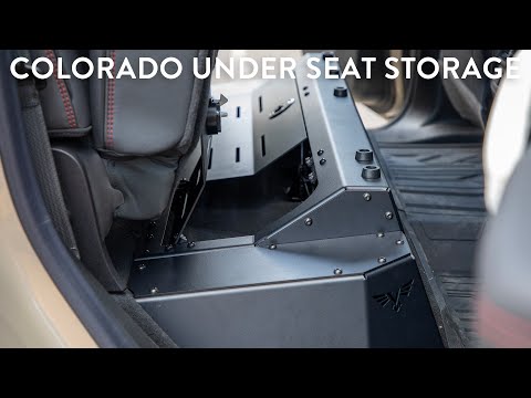 Видео: Установка панели MOLLE под сиденье Chevrolet Colorado