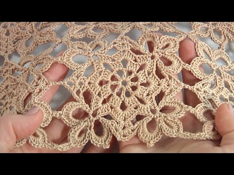 Видео: ВАУ!!! Схема вязания крючком волшебного кружевного мотива/Как соединить мотивы вязания крючком