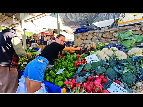 Видео: Турция ДОРОГО??? Отправляемся на МЕСТНЫЙ БАЗАР. Цены - ЗАКУПАЕМСЯ НА НЕДЕЛЮ. Влог из Турции.