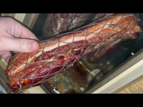 Видео: ДОМАШНЄ Копчене Сало в коптильні Древос👍
