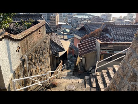 Видео: Хиросима Куре Кавараиси Прогулка, Япония [4K HDR]