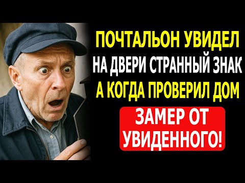 Видео: Почтальон увидел на двери странный знак, а когда проверил дом — замер от увиденного!