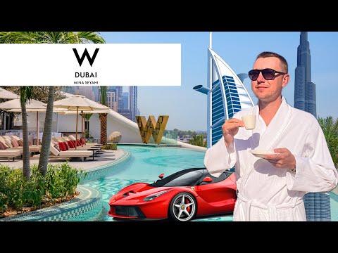 Видео: Дубай в сентябре | W Dubai Mina Seyahi | #marriotthotels