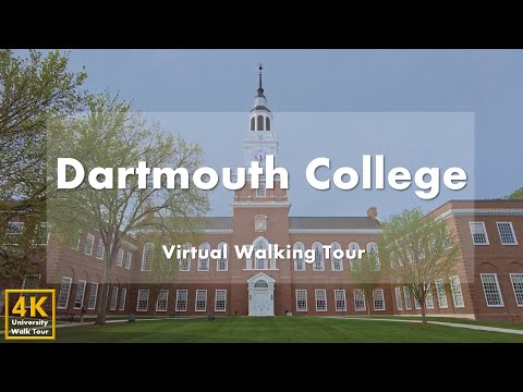 Видео: Дартмутский колледж (Dartmouth College) - Виртуальная пешеходная экскурсия [4k 60fps]