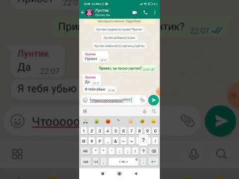 Видео: Переписка с лунтиком
