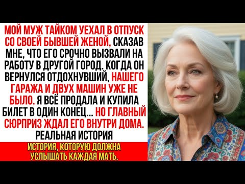 Видео: Муж вернулся из "командировки" с бывшей женой — а я уже продала гараж и две машины. Но это не всё …