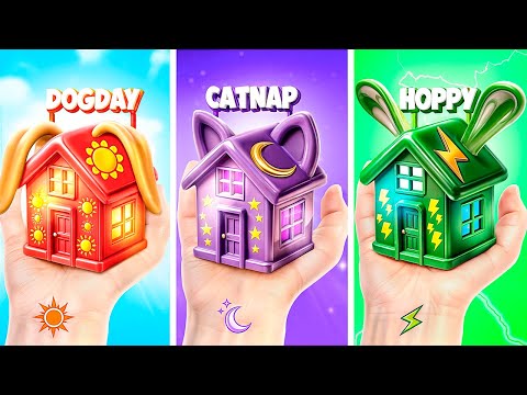 Видео: Мы построили секретные домики CatNap, DogDay и Smiling Critters! Poppy Playtime 3!