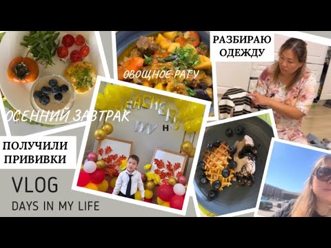 Видео: VLOG🎬121/БУДНИ МАМЫ/РАЗБИРАЮ ГАРДЕРОБ/ДЕНЬ УЧИТЕЛЯ/ПОЛУЧИЛИ ПРИВИВКИ/ОВОЩНОЕ РАГУ